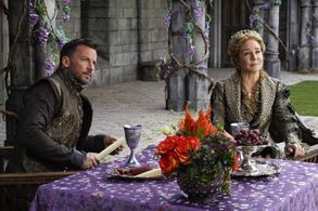 Megan Follows and Craig Parker in Reign (2013)