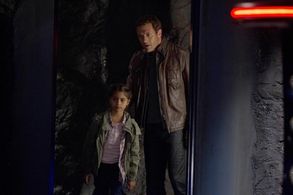 Jason O'Mara and Alana Mansour in Terra Nova (2011)