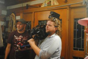 On the set of Kill Me Now