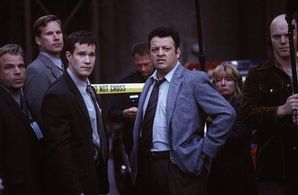 DYLAN WALSH and PAUL RODRIGUEZ in Malpaso Productions' suspense thriller 