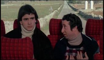 Leo Colonna and Alvaro Vitali in The Schoolteacher Goes to Boys' High (1978)