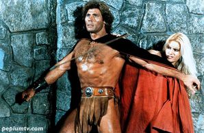 Pietro Torrisi and Sabrina Siani in The Throne of Fire (1983)