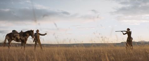 Ashley Zukerman and Caitlin Gerard in The Wind (2018)