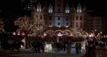 Emilio Estevez and Heidi Kling in The Mighty Ducks (1992)