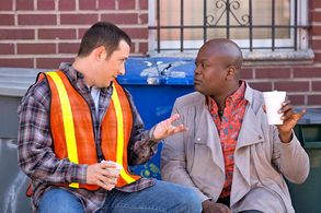 Mike Carlsen and Tituss Burgess in Unbreakable Kimmy Schmidt (2015)