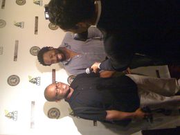 Larry Strong, Kevin Arbouet at the Long Island Film Expo