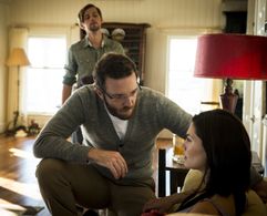 Delphine Chanéac, Mike Dwyer, and Andrew Hovelson in Stranger in the Dunes (2016)