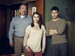 Graham Greene, Nicole Muñoz, and Justin Rain in Defiance (2013)