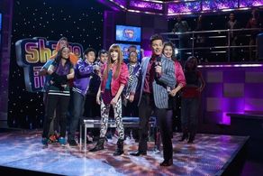 R. Brandon Johnson, Bella Thorne, and Zendaya in Shake It Up (2010)