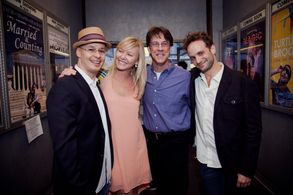 (L-R) Stephen Mosher, Kelli Giddish, Pat Dwyer & Nick Mills Attending the New York Premier of Married And Counting.