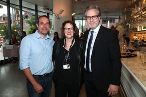 Janet Pierson, Russell Boast, and Matt Kumin