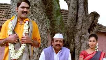 Makarand Anaspure and Madhavi Nimkar in Sagla Karun Bhagle (2011)