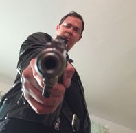 Behind the scenes as Sebastian in 