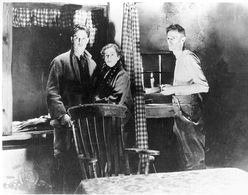 Peggy Ashcroft, Robert Donat, and John Laurie in The 39 Steps (1935)