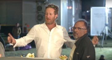 Lance Grewer and Alfons Adetuyi on LOVE JACKED set in Cape Town.