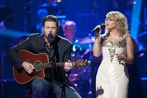 Miranda Lambert and Blake Shelton in Blake Shelton's Not So Family Christmas (2012)
