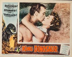 Patti Gallagher and Douglas Henderson in King Dinosaur (1955)