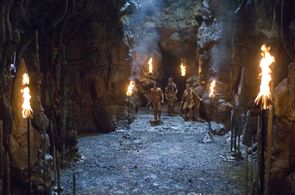 Michael Copon, Simon Quarterman, Tom Wu, and Karen David in The Scorpion King 2: Rise of a Warrior (2008)