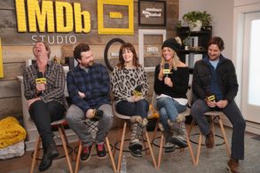 Luke Wilson, Kaitlin Olson, Jonathan Watson, Danny McBride, and Rosemarie DeWitt at an event for Arizona (2018)