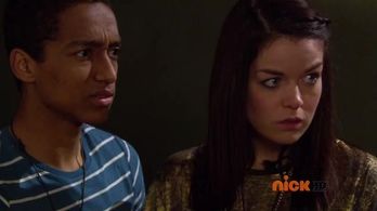 Jade Ramsey and Alex Sawyer in House of Anubis (2011)