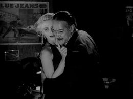 Irene Kane and Frank Silvera in Killer's Kiss (1955)