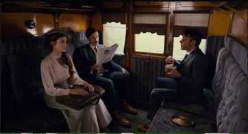 Stephen Mangan, Michael Weston, and Rebecca Liddiard in Houdini and Doyle (2016)