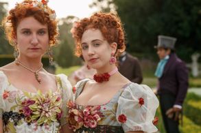 Bessie Carter and Harriet Cains in Bridgerton: Swish (2020)