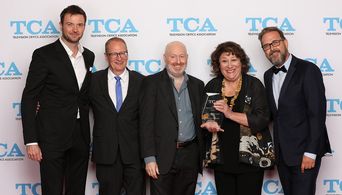 Costa Ronin, Stephen Schiff, Joe Weisberg, Margo Martindale, Chris Long - TCA Awards 2018, Best Drama and Program of the
