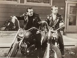 John Garwood and Bob Turnbull in Dragstrip Riot (1958)