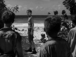 James Aubrey, Tom Chapin, and Hugh Edwards in Lord of the Flies (1963)
