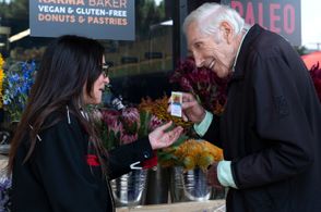 Marty Krofft and Pamela Adlon in Better Things: Rip Taylor's Cell Phone (2022)