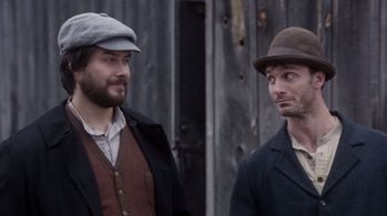 Ben Cotton and Meegwun Fairbrother in Murdoch Mysteries (2008)