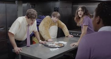 Anthony Padilla, Ian Hecox, Natalie Whittle, and Jade Martz in Part Timers (2016)