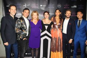 At the premiere of The Light of The Moon in NYC