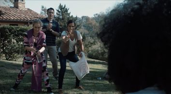 Still shot from We Accept Cash