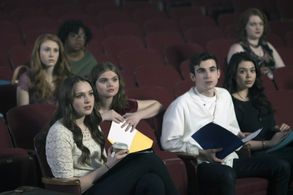 Tiffany Mann, Ted Sutherland, Amy Forsyth, Katherine Reis, Auli'i Cravalho, Shannon Purser, and Caroline Pluta in Rise (