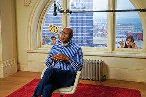 Kevin Daniels, Karen Rodriguez, and Luis Rosado in The Big Leap (2021)