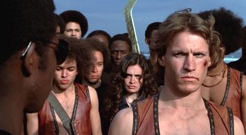 Michael Beck, Marcelino Sánchez, and Deborah Van Valkenburgh in The Warriors (1979)