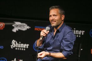 Hans Herbots at an event for The Treatment (2014)