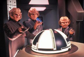 Lee Arenberg, Michelan Sisti, and Peter Marx in Star Trek: The Next Generation (1987)