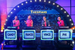 Candy Pangilinan, Frances Ignacio, Vincent De Jesus, and Phi Palmos in Family Feud Philippines (2022)