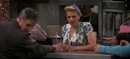 As April the waitress on 