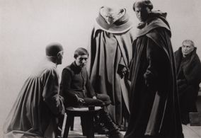 Maria Falconetti, Maurice Schutz, and Eugene Silvain in The Passion of Joan of Arc (1928)