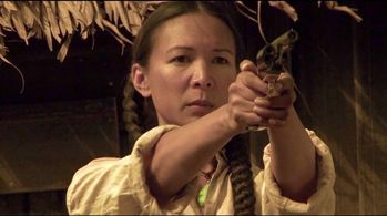 Marita de Lara as Mika in Then the Rain Came