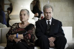 Shlomo Bar-Aba and Aliza Rosen in Footnote (2011)