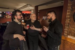 Brian Rhodes, Tavit Melikian, and Michael Treder in The Order of Things to Come (2019)