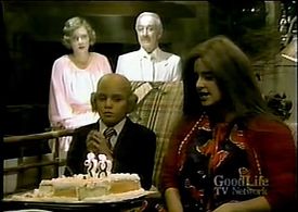 Lester Fletcher, Randy Josselyn, Carol Mansell, and Kyle Richards in Down to Earth (1984)