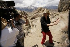 On location for Treasure of the Black Jaguar.