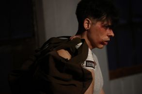 Still from 'Shadow Boxing' a play by James Gaddas