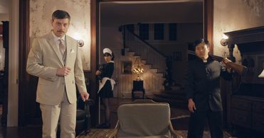 Patrick Fugit, Jennifer Del Rosario, and Paul Chamberlain in A Name Without a Place (2019)